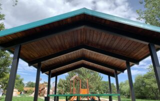 park shed painting - maintenance painting
