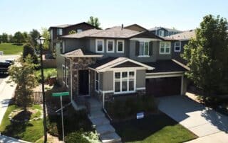 highlands ranch exterior house painting project - surface prep