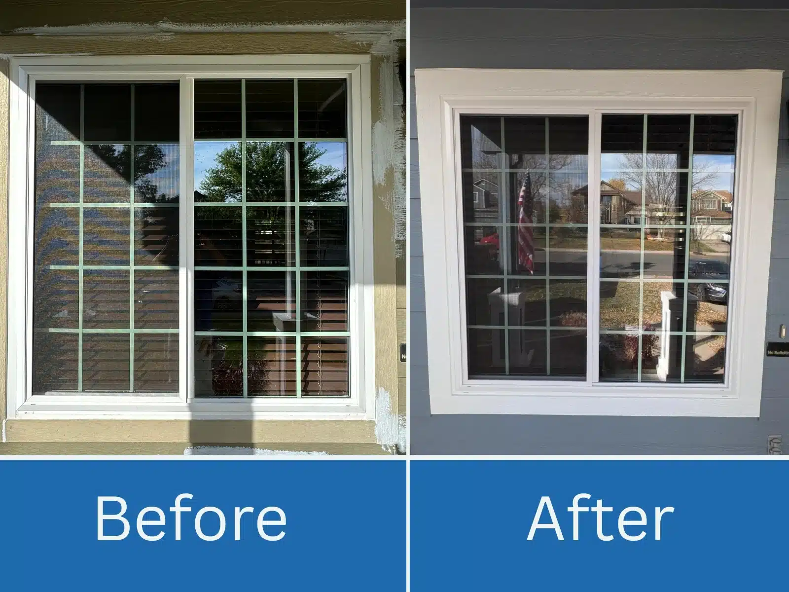 Before and after window transformation